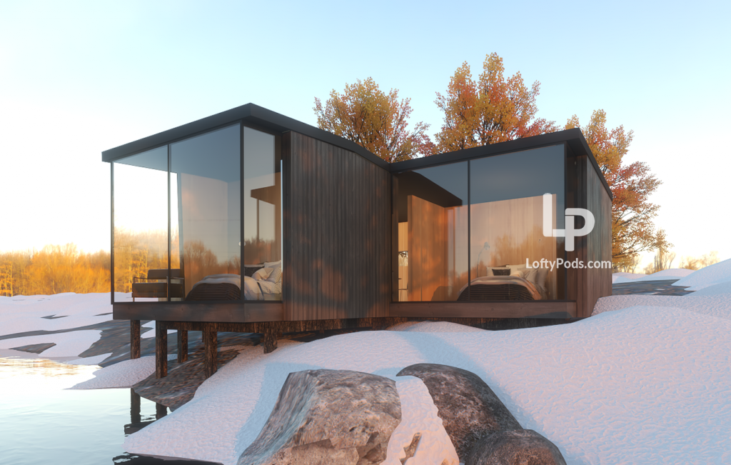 Antarctica Parallel LoftyPod modular homes