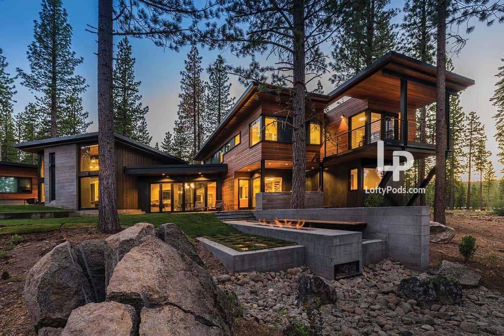 fabulous-prefabricated-mountain-modern-home-lake-surprising-design-ideas-architectures-modular-hills-grant-exterior modular home construction