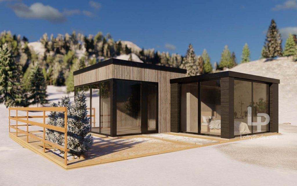 Quebec prefab home affordable The Misty Pod