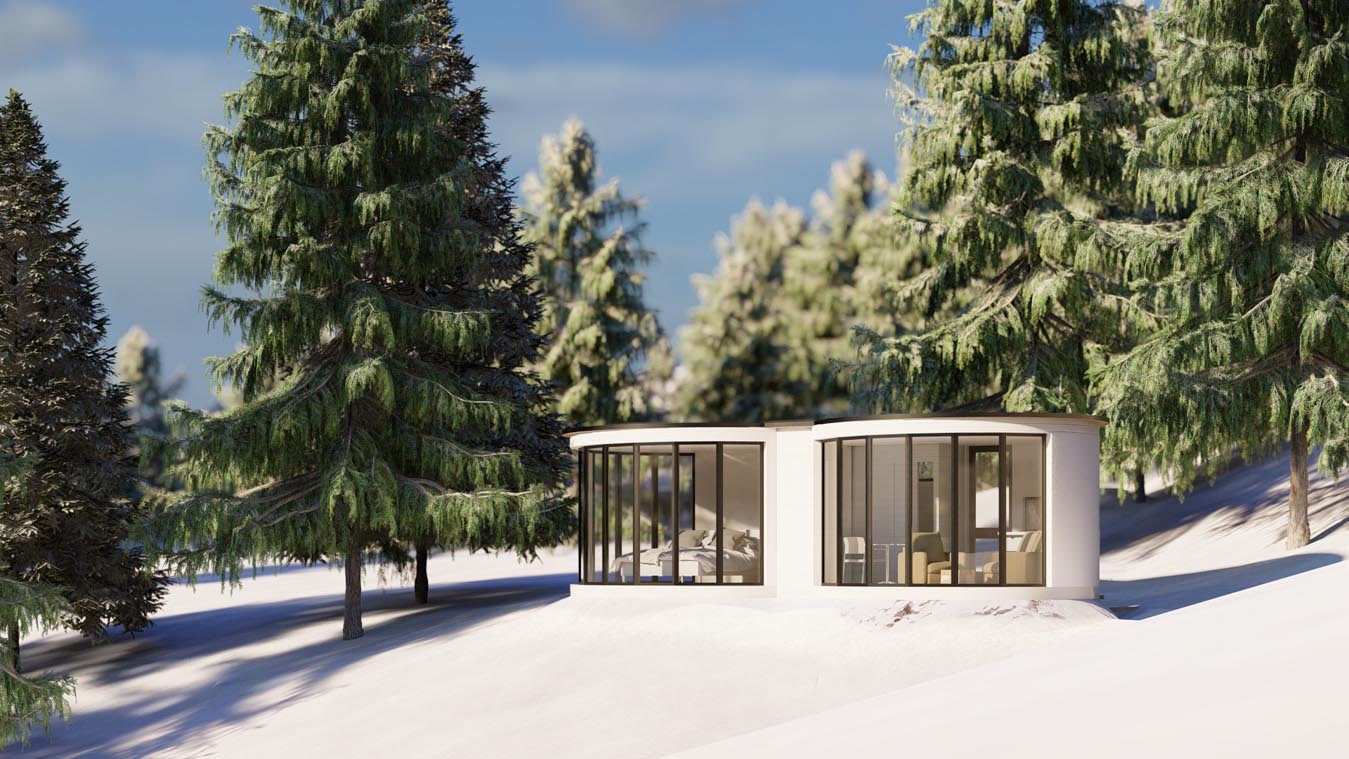 Quebec prefab home affordable The Misty Pod