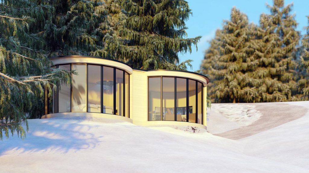 Quebec prefab home affordable The Misty Pod