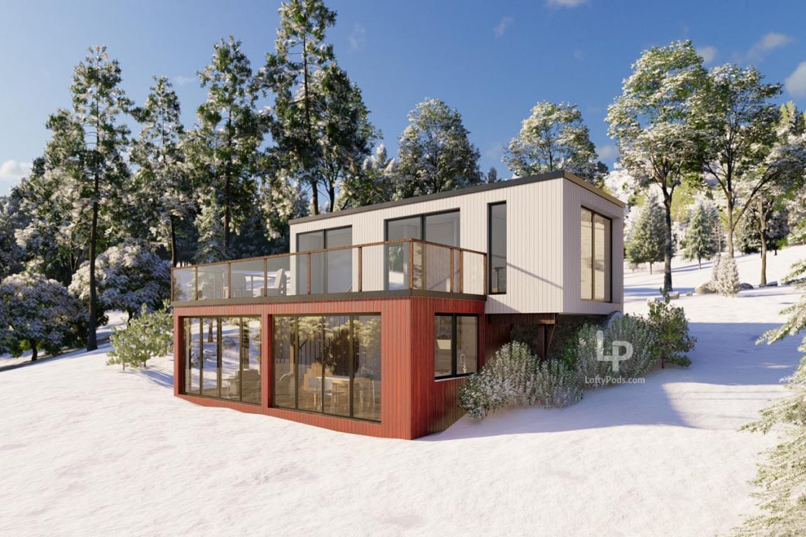 pod house plans Quebec modular home for sale
